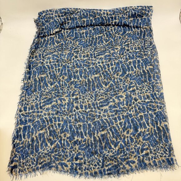 Authentic LOUIS VUITTON Etoile Lizard Stole M74962 Navy #36635512 - Picture 5 of 12